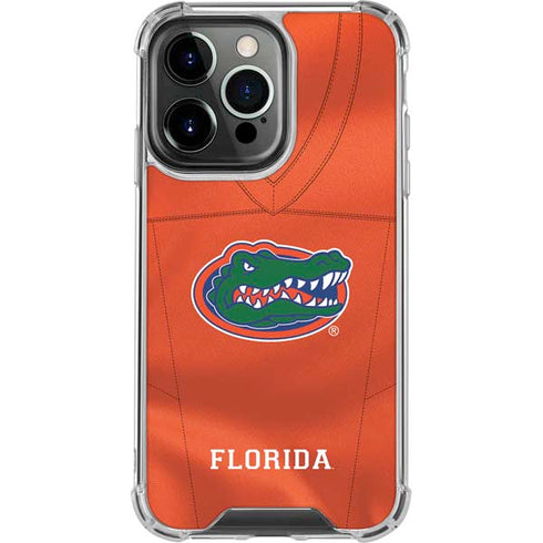 University of Florida Orange Jersey iPhone 14 Pro Clear Case